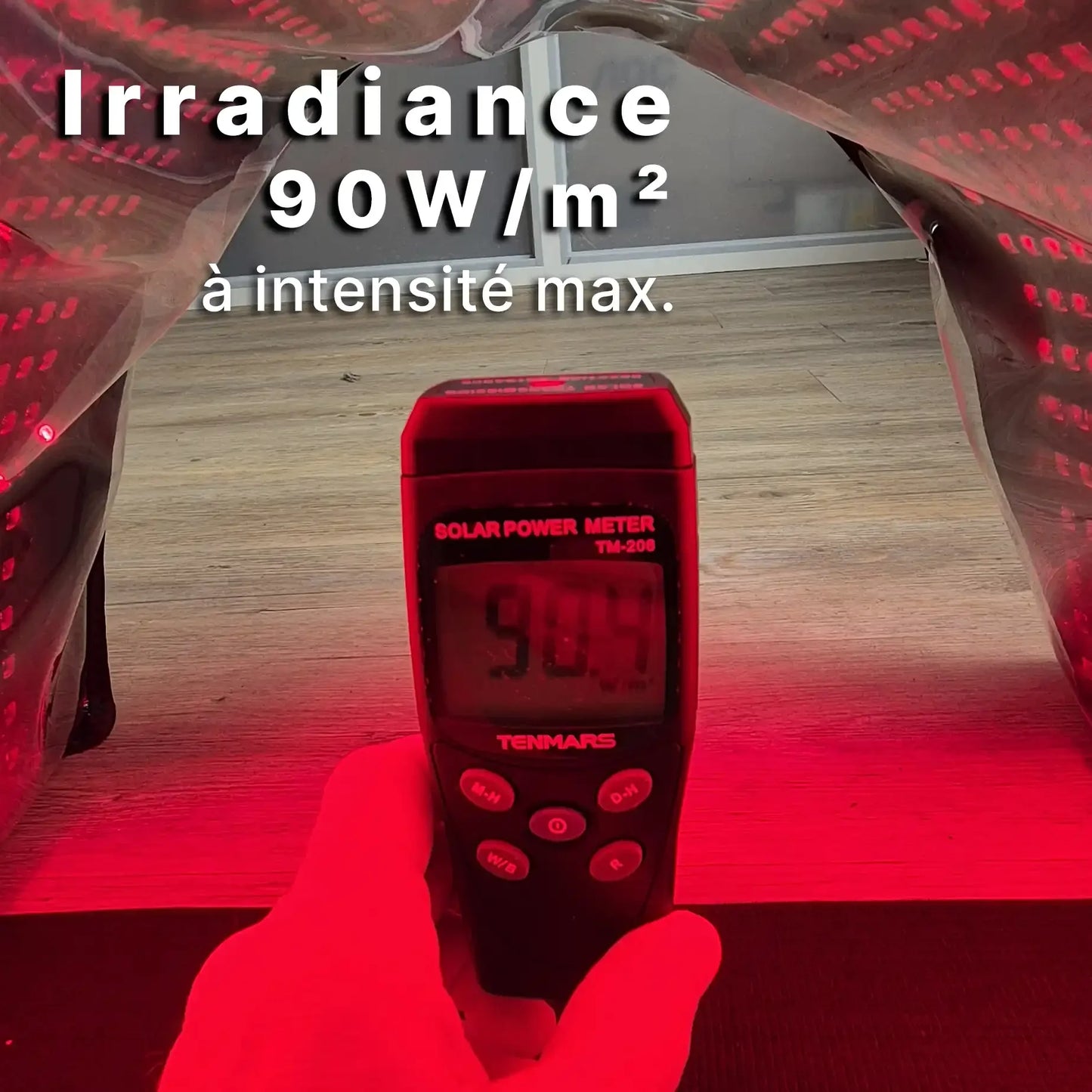 Dôme lumières rouge et proche infrarouge - Bioledherapy