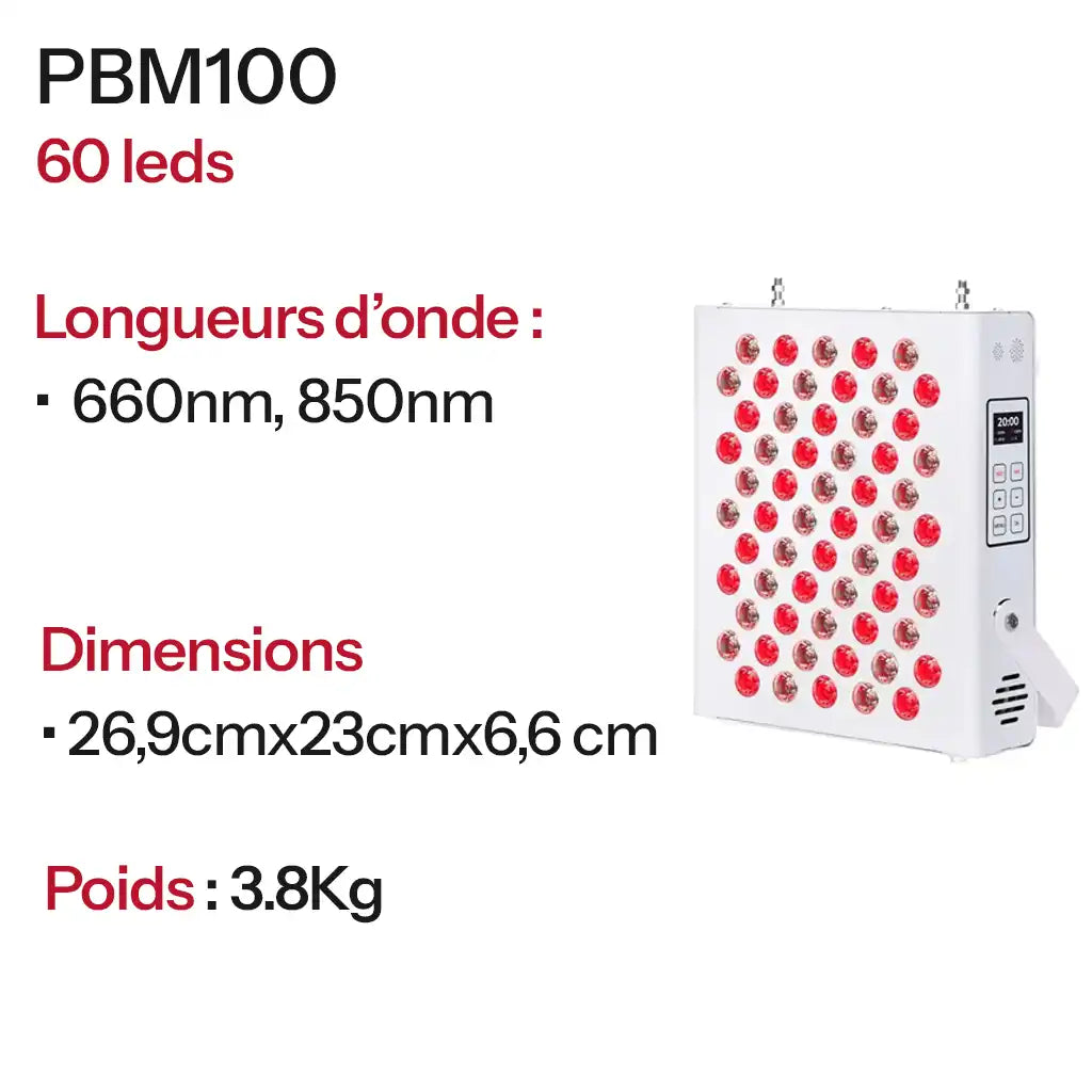 Panneaux de photobiomodulation - Bioledtherapy