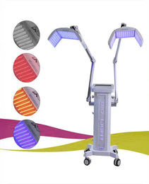 Appareil-dispositif-de-photobiomodulation-PBM-therapie-laser-rouge-proche-infrarouge-bleu-avec-2-tetes-equipees-de-panneaux-led-tres-puissants-le-tout-sur-roulettes_francais