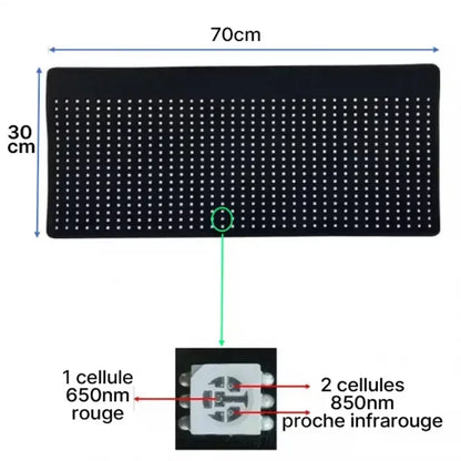 Dôme lumières rouge et proche infrarouge - Bioledherapy