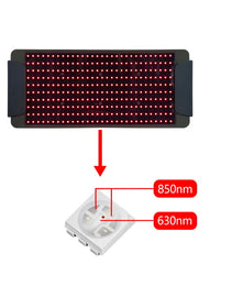 Dôme lumières led rouge et proche infrarouge