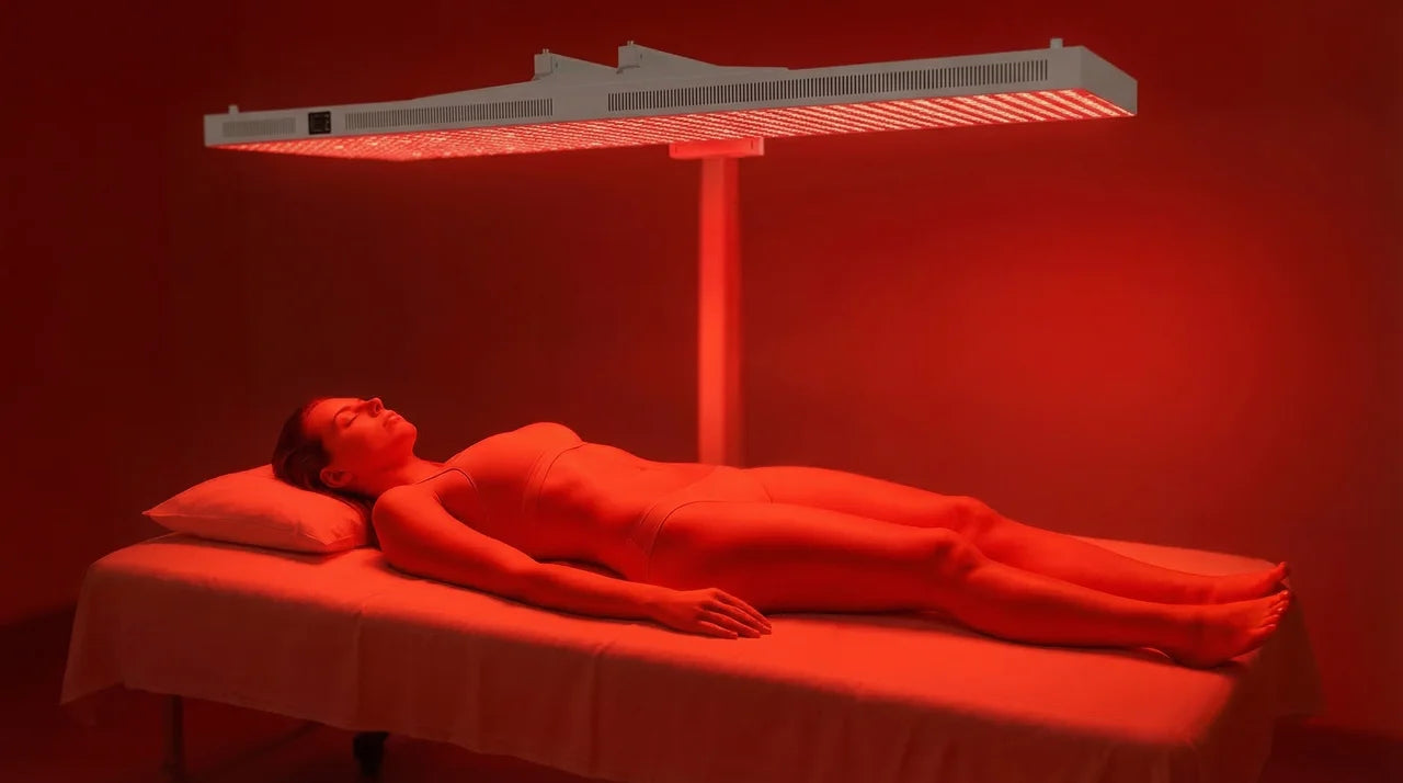 La lumière rouge, chez vous. Détente, récupération, vitalité.