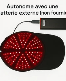 Casquette Led stop chute de cheveux - Bioledherapy
