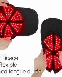 Casquette Led stop chute de cheveux - Bioledherapy