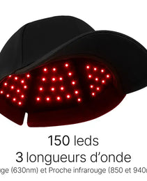Casquette Led stop chute de cheveux - Bioledherapy