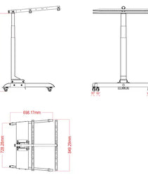 Support motorisé pour PBM300, 600 et 1200