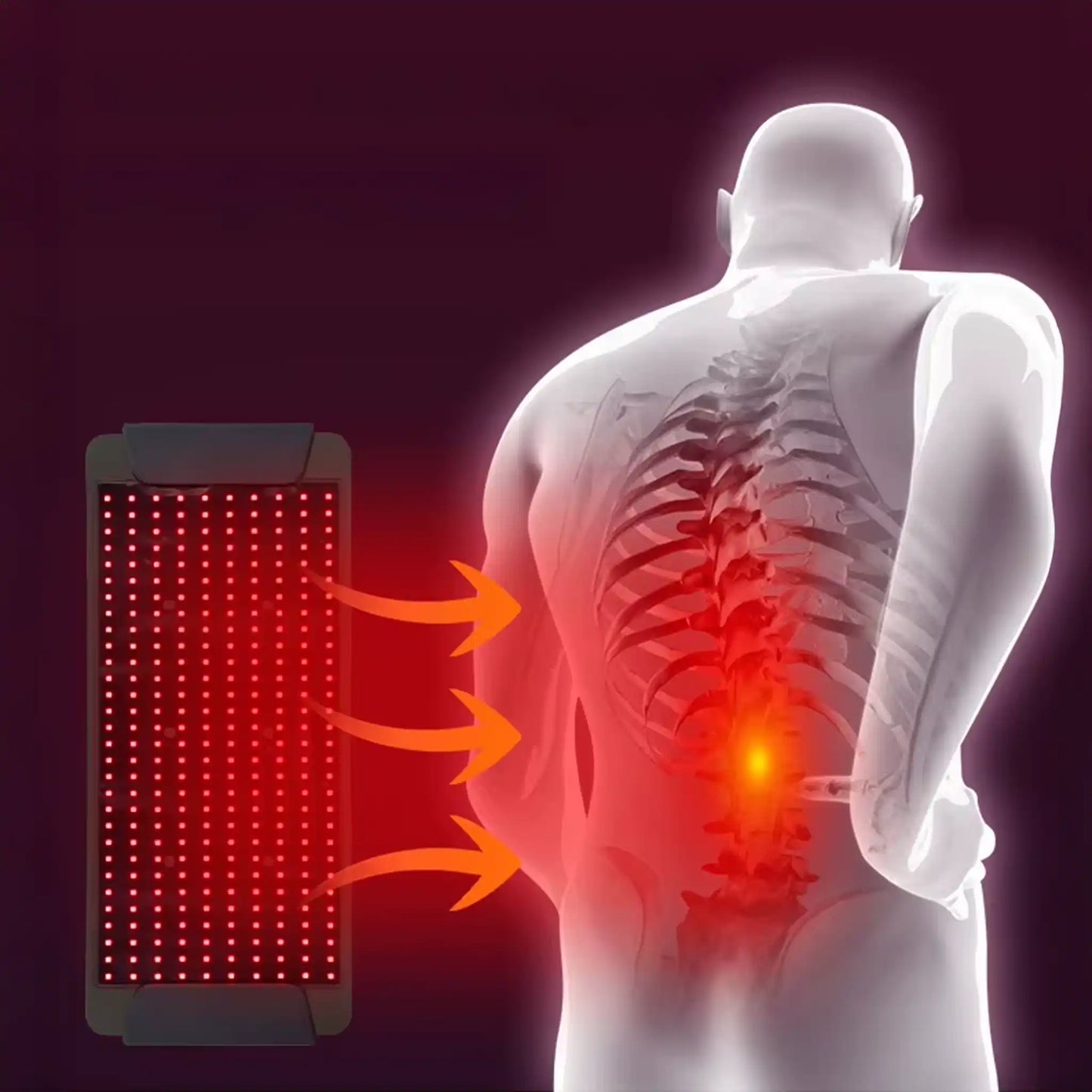 Dôme lumières led rouge et proche infrarouge