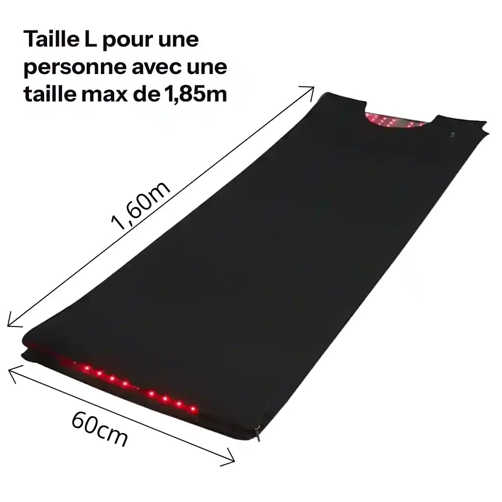 Double couverture photobiomodulation corps entier