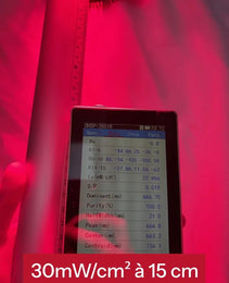 Lampe LED Rouge et proche-infrarouge avec lunettes - Photobiomodulation et Luminothérapie