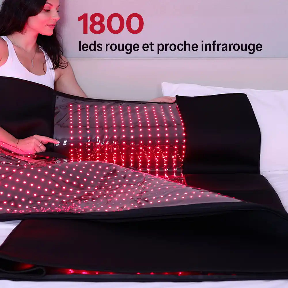 Double couverture photobiomodulation corps entier