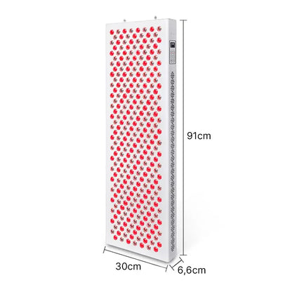 panneau_pbm300_de-leds-rouges-et-proche-infrarouges-aux-caracteristiques-impressionnantes-avec-une-longueur-totale-de-165cm-et-plus-de-100000-heures-de-fonctionnement-bioledtherapy france