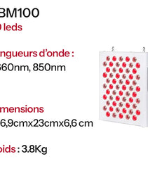 Panneaux de photobiomodulation