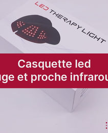 Casquette Led stop chute de cheveux